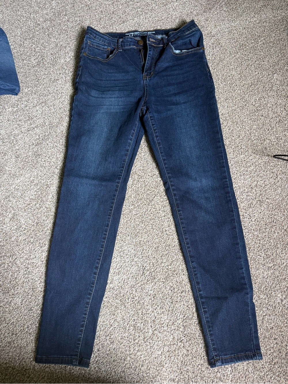 Grace & Lace Dark Indigo Skinny Jeans